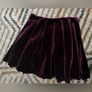 Velvet Purple Skirt - Lauren Conrad Runway 14